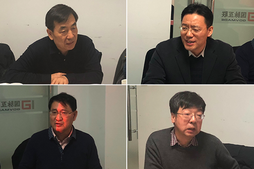 专家：兰惠（左上）、单志广（右上）、穆勇（左下）、唐建平（右下）